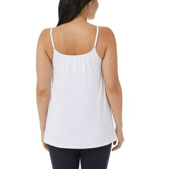 NWT 32 Degrees Women's  2-Pack Wire Free Built-in Bra Stretch Top Relaxed Fit Ca - Picture 5 of 7